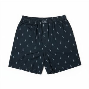Polo Ralph Lauren Men's All-Over Pony Print Cotton Sleep/Lounge Shorts | Small